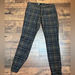 Kut from the cloth plaid skinny jeans